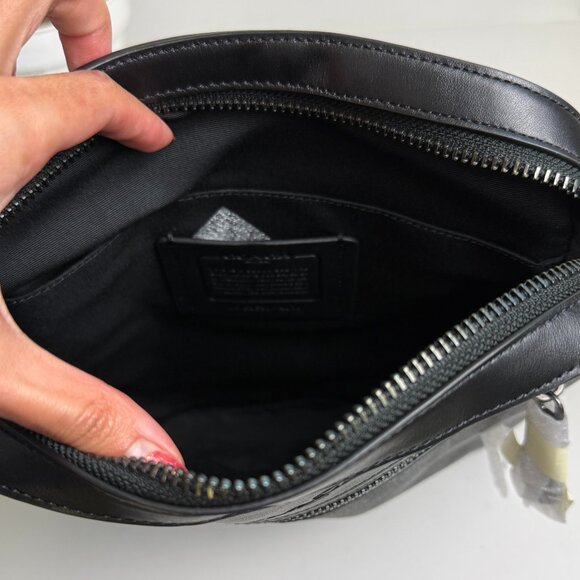 Coach Black Leather Backpack - Picture 3 of 4